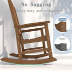 Oversized Rocking Chair Set of 8, Outdoor Rocking Chair - Image 8