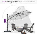 PURPLE LEAF 11 Feet Patio Umbrella - Image 6