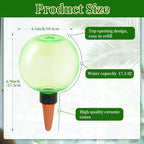 6pcs Large Plant Self Watering Globes, 17.5 oz Plastic Water Bulbs Top Fill - Image 2