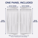 PureFit Outdoor Curtains for Patio Waterproof Weatherproof, UV Resistant - Image 6