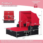 RELAX4LIFE Patio Outdoor Daybed - Image 3