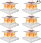 Dynaming 6 Pack Solar Post Cap Lights Outdoor by Dynaming