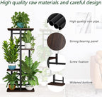 LINZINAR Plant Stand Indoor 4 Tier 5 Potted Multiple Plant Shelf Stands - Image 6