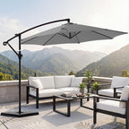 OLIXIS 9.7FT Offset Patio Umbrella - Image 7