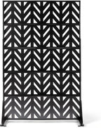 VINGLI Privacy Fence Panels, 72H’’ x 47W’’ Metal Privacy Screen Freestanding by VINGLI