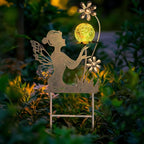 HONGLAND Solar Lights Fairy Garden Decor - Image 5
