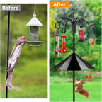 FEED GARDEN 4-Hook Squirrel-Proof Bird Feeder Pole - Image 5