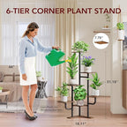 Corner Plant Stand with Grow Light - Image 5