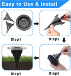 Solar Ground Light, Waterproof Solar Garden Lights, Upgraded Outdoor Garden - Image 5