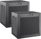 Outdoor Storage Box, Resin Deck Boxes Indoor and outdoor, Waterproof Storage by NBYSGO