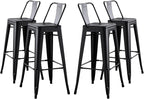 AC Pacific 30” Metal Barstool Set of 2 – Country Rustic Style by ACPacific