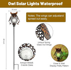 HONGLAND Solar Lights Outdoor Decor Waterproof, Solar Owl Garden Decorative - Image 6