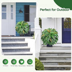 Set of 2 Large Autumn 88 Leaves Artificial Ferns - Image 2