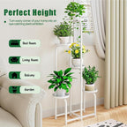 Plant Stand Indoor Outdoor 5 Tier Metal Plant Shelf - Image 2