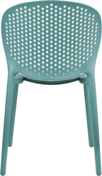 2xhome Set of 3 Patio Dining Chairs | Modern Stackable Outdoor Pool Side Chair - Image 9
