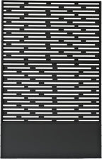 Oakland Living 6 ft. X 4 ft. Black Freestanding Metal Privacy Screen Room - Image 4