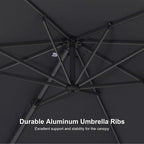 PURPLE LEAF 8' X 8' Patio Umbrella - Image 6