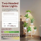 Corner Plant Stand with Grow Light - Image 5