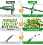 Cucumber Trellis for Raised Bed, U-Shape Garden Trellis for Climbing Plants - Image 3