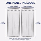 PureFit Outdoor Curtains for Patio Waterproof Weatherproof, UV Resistant - Image 6