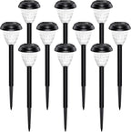 Super Bright Solar Lights Outdoor Waterproof-10 Pack, Dusk to Dawn Up to 12 Hrs - Image 2