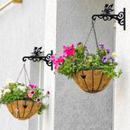 hogardeck Plant Hangers Outdoor Decor, 2 Pack 10” Metal Hanging Plant Bracket - Image 3