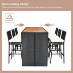 Tangkula 7 PCS Outdoor Wicker Furniture - Image 7