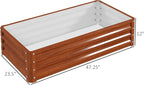 Outsunny Galvanized Raised Garden Bed, - Image 7