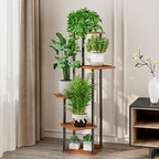 AZERPIAN Plant Stand 5 Tier Indoor Metal Flower Shelf - Image 2