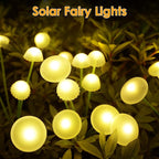 KAQ 4PK 32LED Solar Garden Lights Outdoor Waterproof | Solar Mushroom Lights - Image 3
