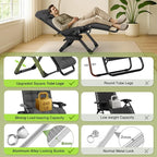 Suteck Zero Gravity Chair, Reclining Camping Lounge Chair w/Removable Cushion - Image 8