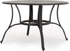 Christopher Knight Home Alfresco Outdoor Cast Aluminum Circular Dining Table - Image 6