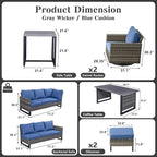 Belord Patio Sectional Furniture Set - Image 2
