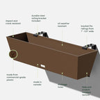 Veradek Pure Series Railing Planter - Image 3