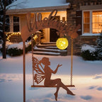 HONGLAND Solar Garden Lights Outdoor Decor, Solar Fairy Lights Outdoor Moon - Image 8