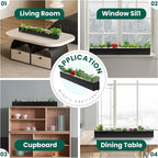 Trough Rectangle Planter Window Sill Planter Box Long Window Planters Modern - Image 6