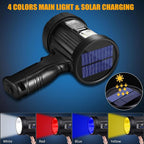 Rechargeable Spotlight, 99000 Lumens Bright LED Spotlight Flashlight, Long - Image 6