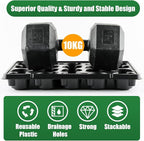 20 Cell Plant Trays for Carrying 3 inch Round Nursery Pots, Sturdy Plastic - Image 5