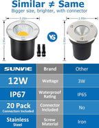 SUNVIE Low Voltage Landscape Well Lights - Image 3