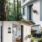 4 Pack 12Inch Plant Hanger, Sturdy Hanging Plant Bracket Hooks Outdoor - Image 6