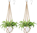 Dahey Macrame Plant Hanger Indoor Hanging Planter Basket Handmade Woven Cotton by Dahey
