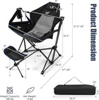 Tangkula Set of 2 Hammock Camping Chair, Portable Camp Chair - Image 3