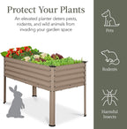 Best Choice Products 48x24x30in Galvanized Raised Garden Bed, Metal Elevated - Image 6