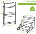 Plant Stand, 4 Tier Stackable Tiered Plant Stand, Scalable Heavy Duty Tall - Image 3