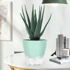4 Pcs Self Watering Plant Pot, 6 inch Plant Pot - Image 6