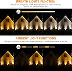 MEIHUA Solar Spotlights Outdoor 2 in 1, Solar Powered Landscape Spotlights - Image 2