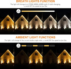 MEIHUA 6 in 1 Solar Spot Lights Outdoor, Solar Landscape Spotlights - Image 2