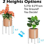 Heavy Plant Stand for 10"-16" Plant Pot Indoor Outdoor Corner, Adjustable Metal - Image 5