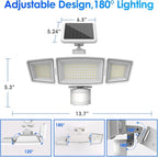 Energetic Solar Outdoor Lights, 1800LM 192 LED Security Motion Sensor Outdoor - Image 6
