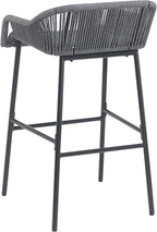Christopher Knight Home Sivir Outdoor Barstool Set of 2, Patio Woven Rope Bar - Image 16